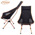 Factory Dropshiping most comfortable camping chair with pillow high back ultralight camping chair